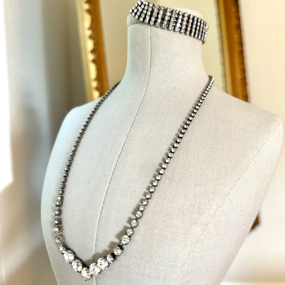 Vintage Rhinestone Jewelry lot - Picture 3 of 17